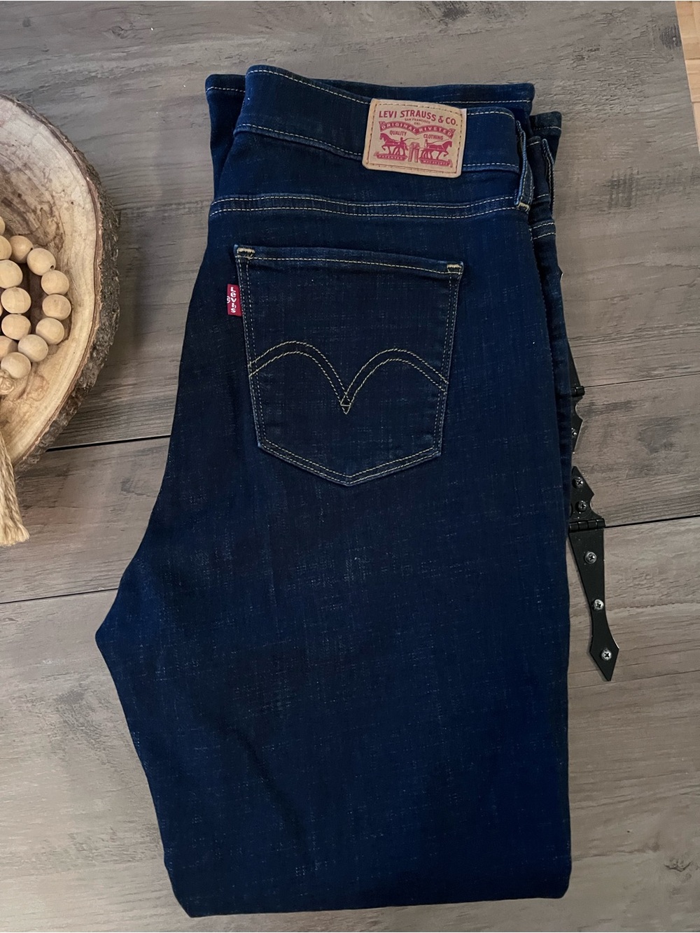 Levi's Women's Boot Cut Jeans in Dark Indigo
